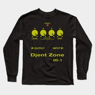 Djent Zone Guitar Pedal Long Sleeve T-Shirt